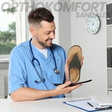 Lade das Bild in den Galerie-Viewer, OrthoKomfort - Damen ergonomische schmerzlindernde Komfort-Sandalen