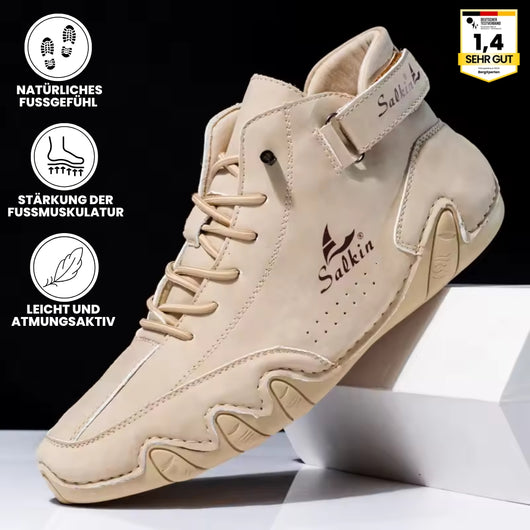 Alpaka - orthopädische, wasserdichte & rutschfeste Leder-Barfußschuhe für Schwangerschaft & Nachgeburt