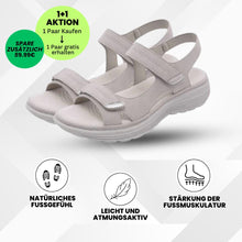 Lade das Bild in den Galerie-Viewer, OrthoKlara - ergonomische, schmerzlindernde & rutschfeste Sandalen für Damen - Sonderaktion 1+1 Gratis