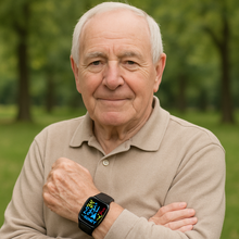 Lade das Bild in den Galerie-Viewer, GlucoCare SOS - mit SOS-Funktion inkl. Sturzerkennung & zertifizierte Blutzuckermessung (2025) - Original - Sonderaktion 1+1 Gratis