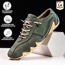 Lade das Bild in den Galerie-Viewer, Ibex - ergonomischer, schmerzlindernder & wasserdichter Leder-Barfußschuh für sicheres, gelenkschonendes Gehen für Senioren