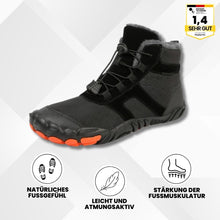 Lade das Bild in den Galerie-Viewer, OrthTrek - orthopädische, wasserabweisende & gefütterte Barfußschuhe