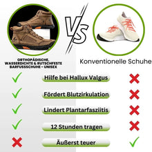 Lade das Bild in den Galerie-Viewer, Orthopädische, wasserdichte & rutschfeste Barfußschuhe - Unisex