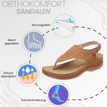 Lade das Bild in den Galerie-Viewer, OrthoKomfort - Damen ergonomische schmerzlindernde Komfort-Sandalen