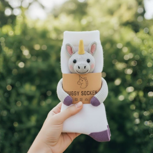 HUGGY Socken Unicorn - Nie wieder kalte Füße