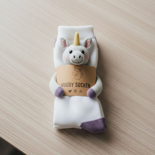 HUGGY Socken Unicorn - Nie wieder kalte Füße