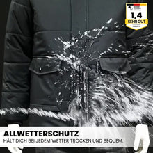 Lade das Bild in den Galerie-Viewer, ThermoMax - Herren-Kapuzenjacke für den Winter – Dick gefütterter, lässiger Windbreaker mit Taschen
