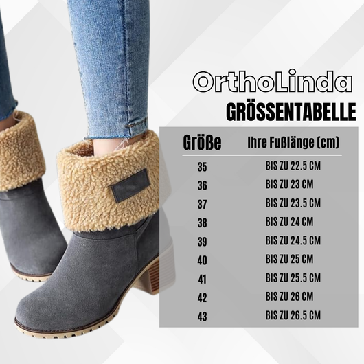 OrthoLinda - ergonomische und schmerzlindernde Stiefel für Herbst und Winter