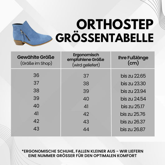 OrthoStep – Ergonomische Schmerzlinderungs-Stiefeletten mit ergonomischer Unterstützung