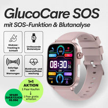 Lade das Bild in den Galerie-Viewer, GlucoCare SOS - mit SOS-Funktion inkl. Sturzerkennung &amp; zertifizierte Blutzuckermessung (2025) - Original - Sonderaktion 1+1 Gratis
