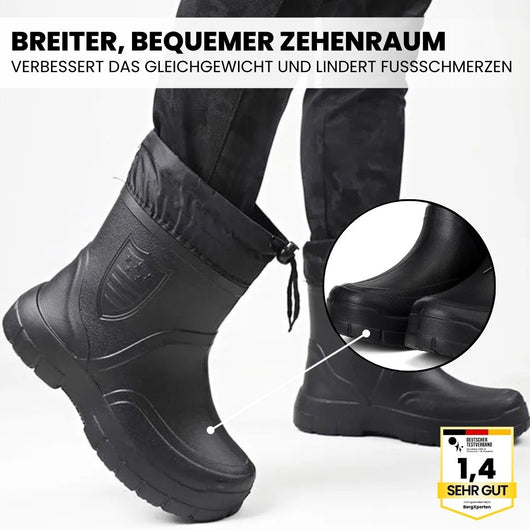 RainTex - ergonomische, rutschfeste & wasserdichte Thermo-Regenstiefel für den Winter