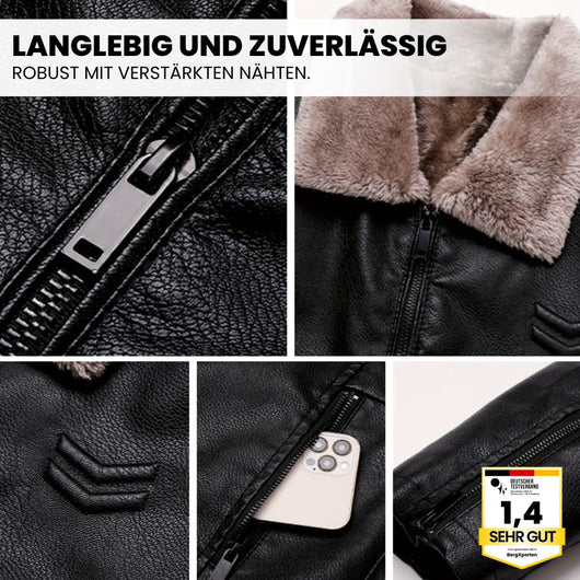 PrimeLeather – Exklusive Herren-Lederjacke für Herbst und Winter