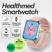 Lade das Bild in den Galerie-Viewer, Healthmed Gesundheits-Smartwatch - zur Überwachung von Blutzucker - Sonderaktion 1+1 Gratis
