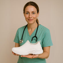 Lade das Bild in den Galerie-Viewer, VivaCare+ ergonomische &amp; rutschfeste Schmerzlinderungs-Schuhe für lange Schichten
