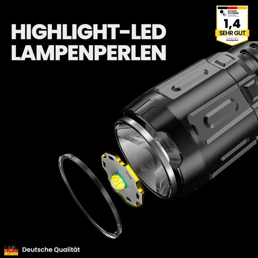 LightMax - militärische taktische Mini-Taschenlampe