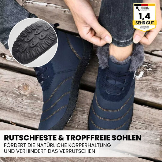 OrthoWarm - schmerzlindernde, wasserabweisende & gefütterte Barfußschuhe