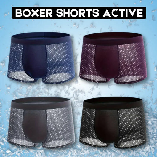 Boxershorts Active aus Bambus-Fasern für ganztägigen Komfort