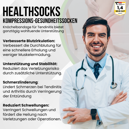 Healthsocks Kompressions u.-Gesundheitssocken zur Schmerzlinderung (2025)