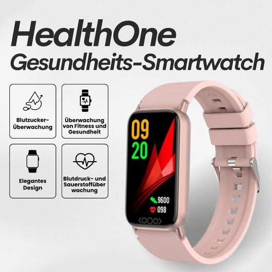 HealthOne -  medizinische Smartwatch mit Echtzeit Blutzuckermessung - Original