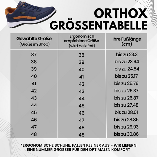 OrthoX - ergonomische schmerzlindernde Komfortschuhe - Unisex