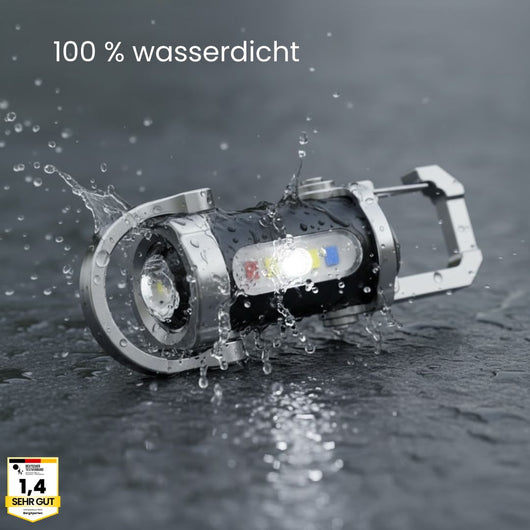 KeyLite Pro – Die starke Mini-Taschenlampe inkl. Powerbank für deinen Schlüsselbund
