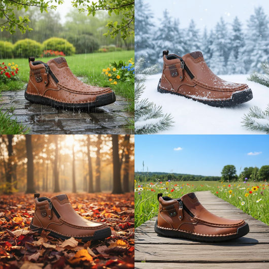 Ergonomische Leder-Schuhe zur Schmerzlinderung