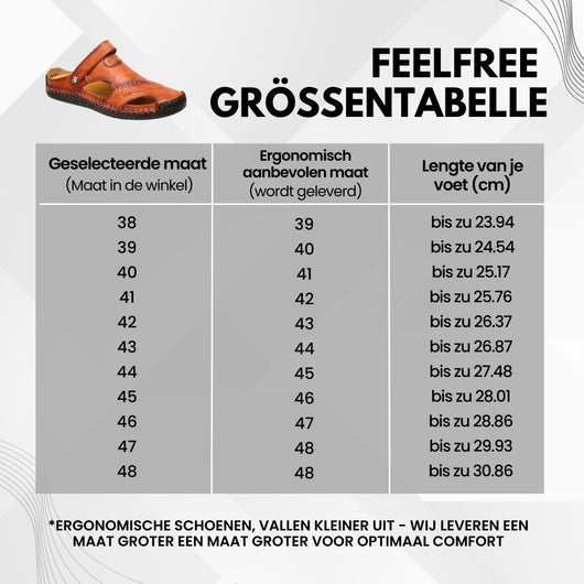FeelFree - Ergonomische & rutschfeste Leder-Komfortschuhe