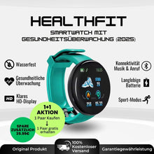 Lade das Bild in den Galerie-Viewer, HealthFit - Gesundheits u.-Fitness-Smartwatch (2025) - Sonderaktion 1+1 Gratis
