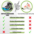 OrthoTrekking Pro - ergonomische schmerzlindernde Trekking u.-Wanderschuhe