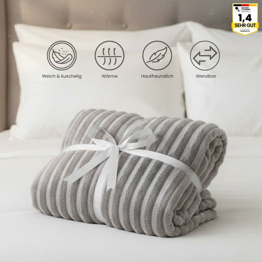 Kuschelwunder Deluxe – Extra Große Premium-Fleece-Decke