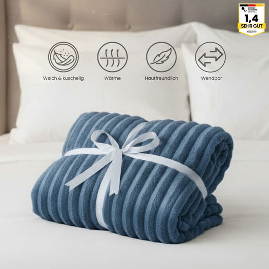 Kuschelwunder Deluxe – Extra Große Premium-Fleece-Decke