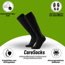 Lade das Bild in den Galerie-Viewer, Caresocks orthopädische Kompressionsstrümpfe - verhindert Krampfadern &amp; entlastet müde Füße - Sonderaktion
