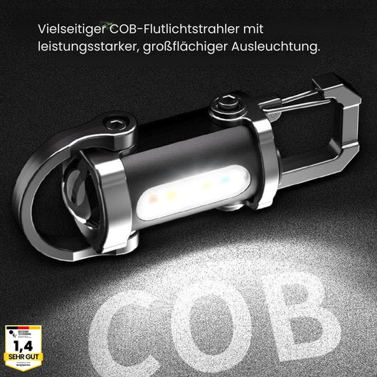 KeyLite Pro – Die starke Mini-Taschenlampe inkl. Powerbank für deinen Schlüsselbund