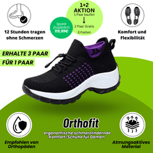 Lade das Bild in den Galerie-Viewer, Orthofit - ergonomische schmerzlindernde Komfort-Schuhe für Damen - Sonderaktion 1+2 Gratis
