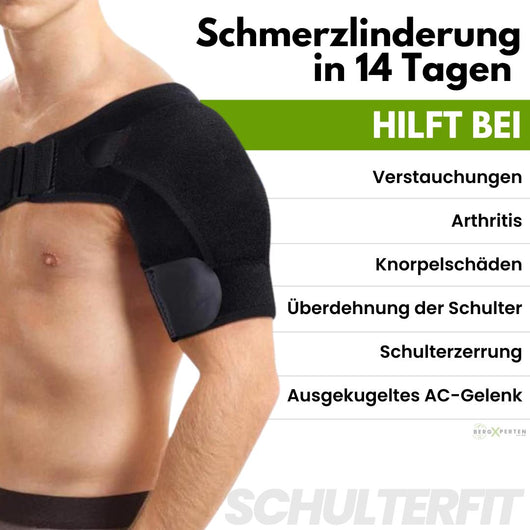 SchulterFit  - Lindert nachweislich Schulterschmerzen - Unisex Einheitsgröße