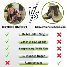 Lade das Bild in den Galerie-Viewer, OrthoKomfort - Damen ergonomische schmerzlindernde Komfort-Sandalen
