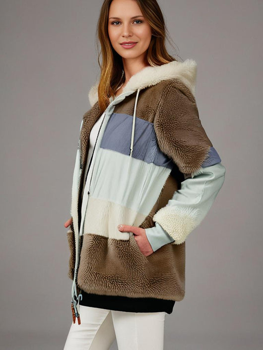 CozyFeel - Kuscheliger Kapuzenmantel mit Fleece-Charme