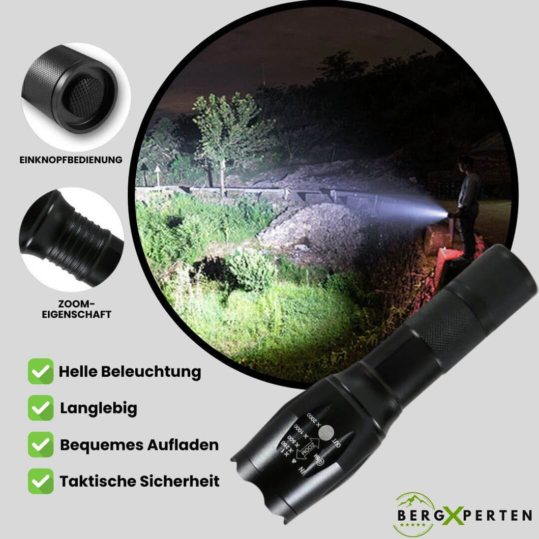 Lumen Pro - taktische Taschenlampe für pure Helligkeit und Sicherheit